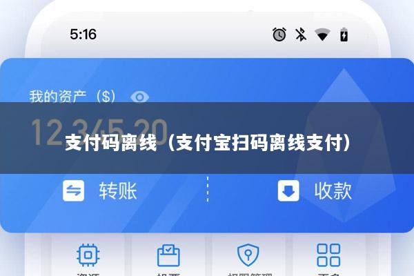 支付码离线(支付宝扫码离线支付)