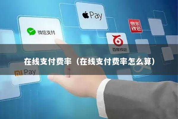 在线支付费率(在线支付费率怎么算)