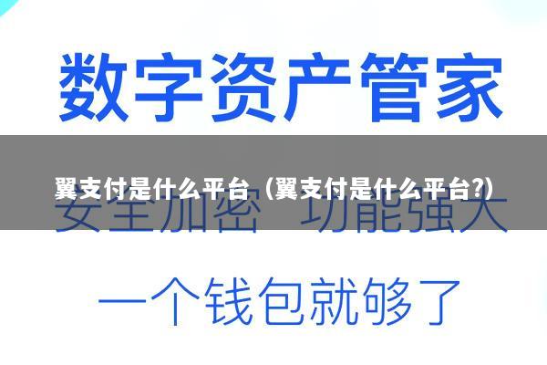 翼支付是什么平台(翼支付是什么平台?)