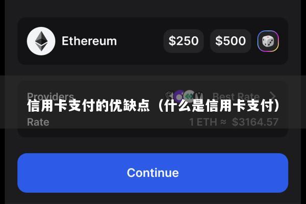 信用卡支付的优缺点(什么是信用卡支付)