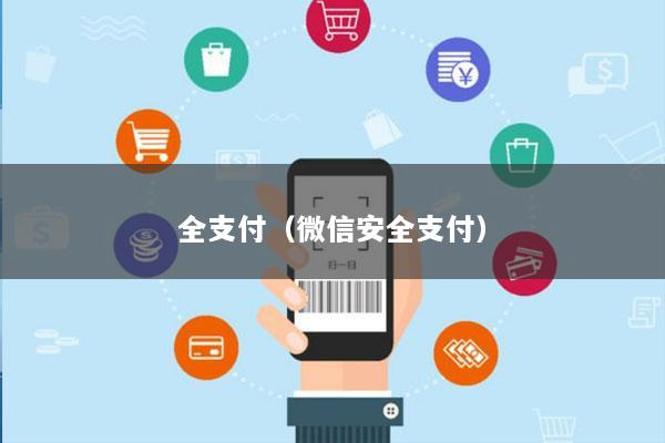 全支付(微信安全支付)