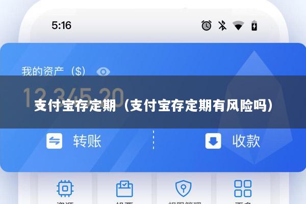支付宝存定期(支付宝存定期有风险吗)